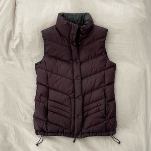EUC North Face Plum Puffer Vest